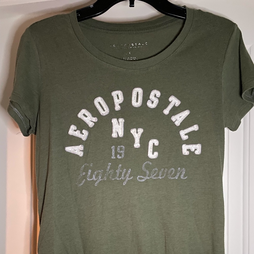 Army Green Aeropostale Top